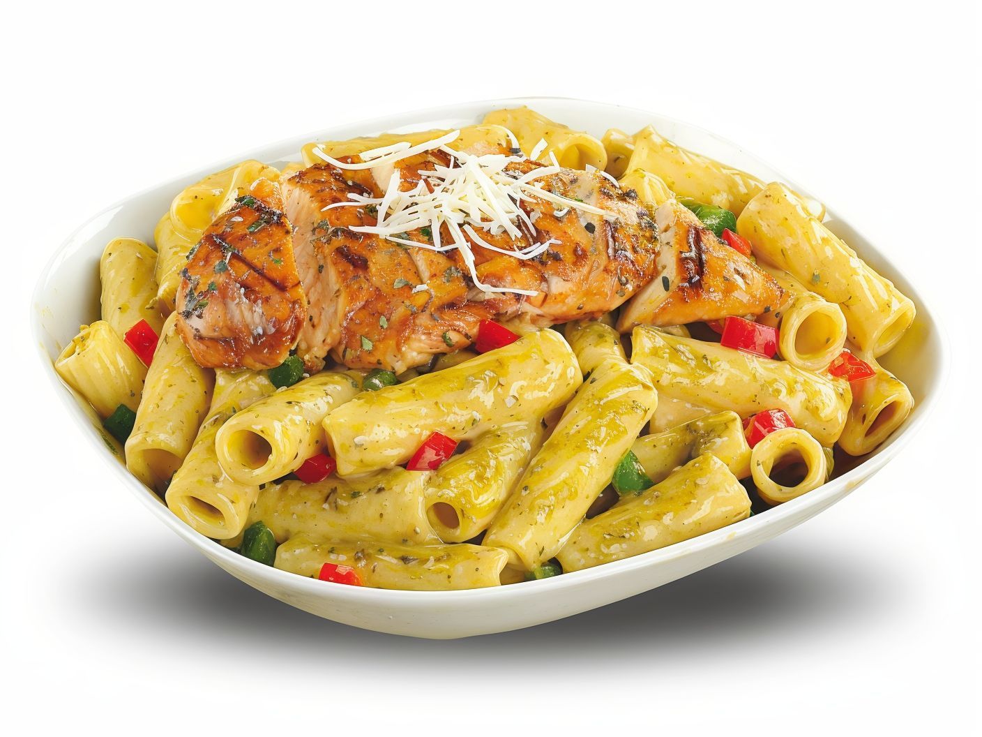 Chicken Pasta with Pesto Sauce