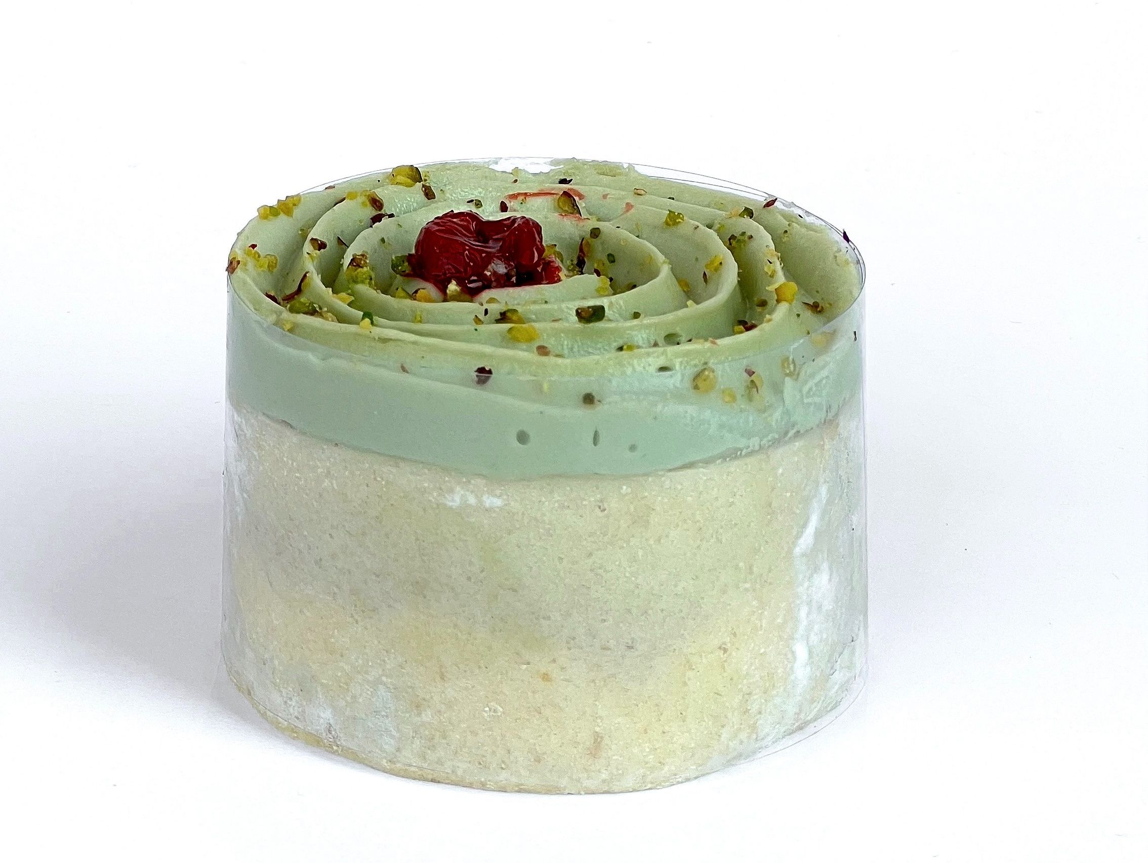Cherry Pistachio Gateaux