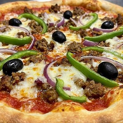 Italian Lamb Sausage Pizza