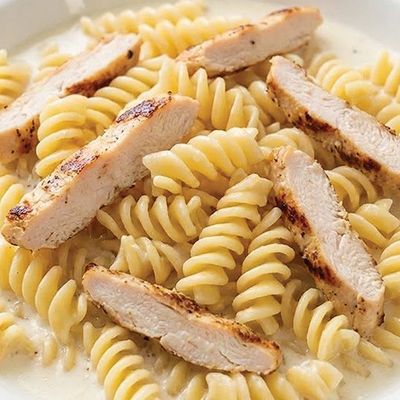 Stripes Pasta (White Sauce)