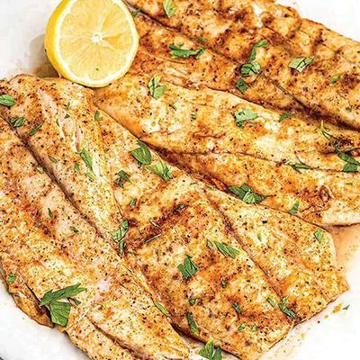 Spiced Grilled Fish Fillet Dish