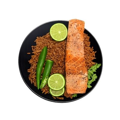 Grilled Sayadieh Salmon