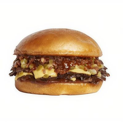 Sponge Smash Beef Burger