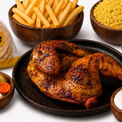 Half Grilled Chicken