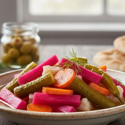 Medium pickled plate
