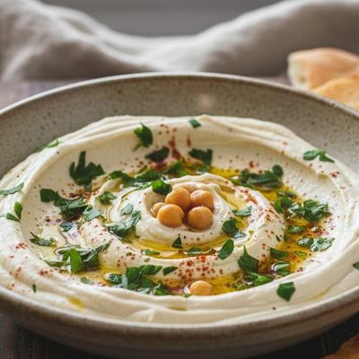 Large Tahini Plate