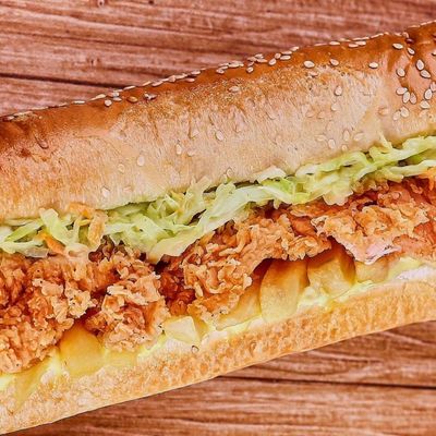 Crispy Sandwich with French Bread