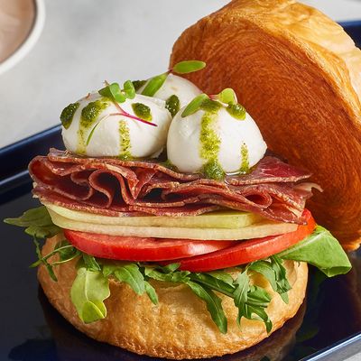 Pastrami Mozzarella Sandwich