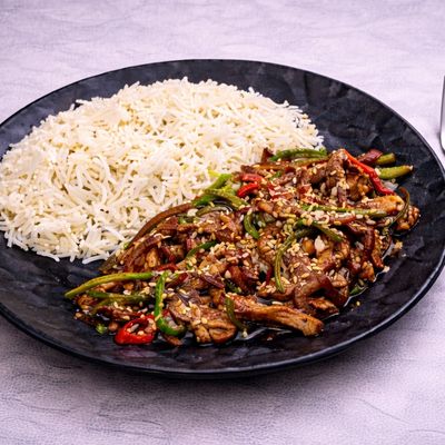 Chinese beef meal