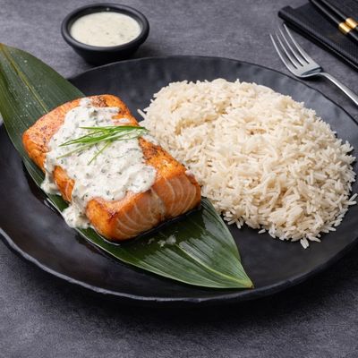 Grilled Salmon Fillet Meal
