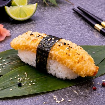 Nigiri Salmon Tempura