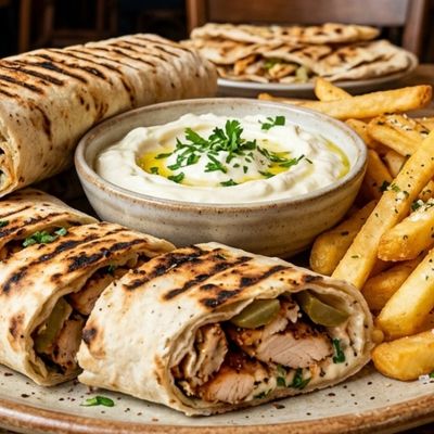 شاورما عربية دبل سوبر دجاج