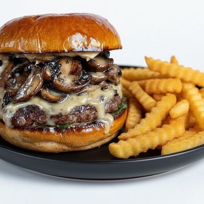 Truffle Mushroom Burger