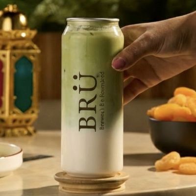 Iced Spanish Matcha Latte