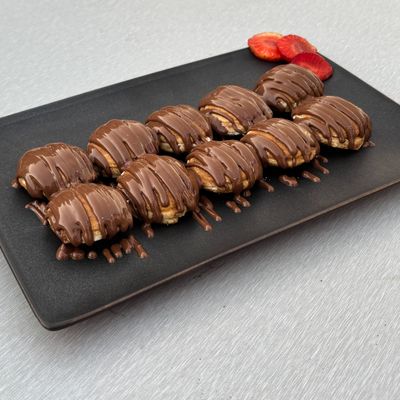 Chocolate hazelnut pancakes