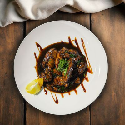 Chicken Liver with Pomegranate Molasses