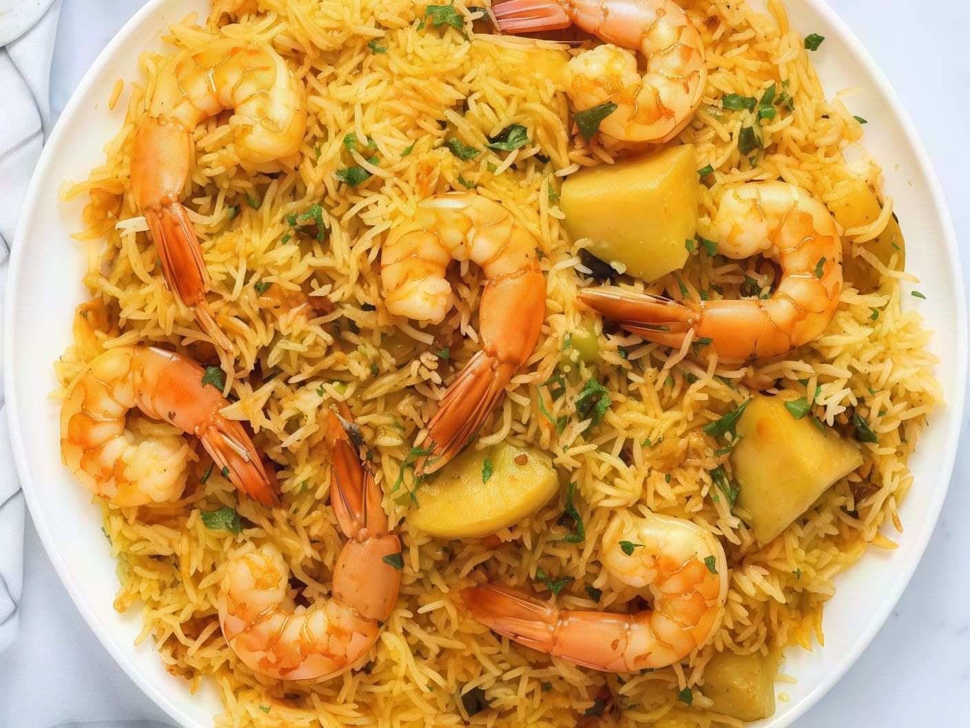 Shrimp Biryani