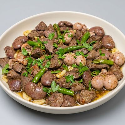 Liver, Kidneys, and Makhasi Pan