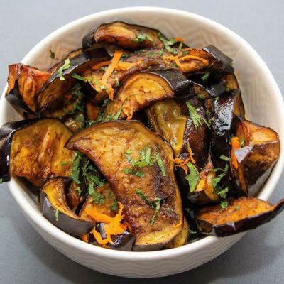 Fried eggplant box