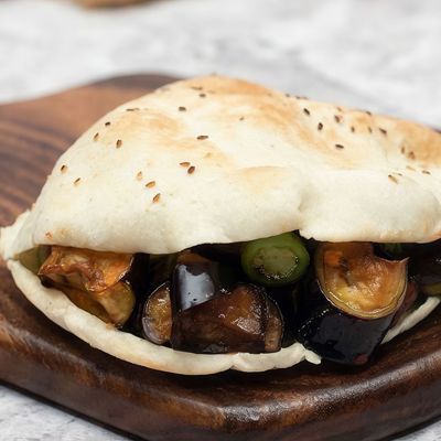 Fried Eggplant Sandwich