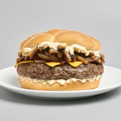 Pepper Mushroom Burger
