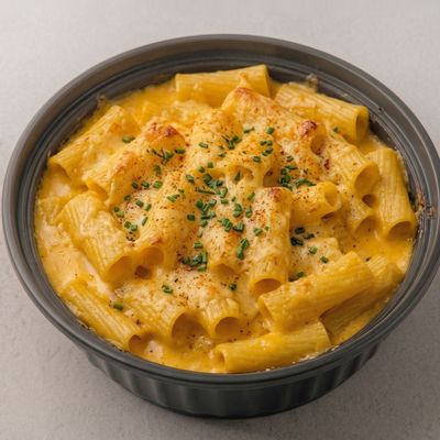 Cheddar cheese pasta