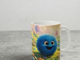 Luxury blue smile mug