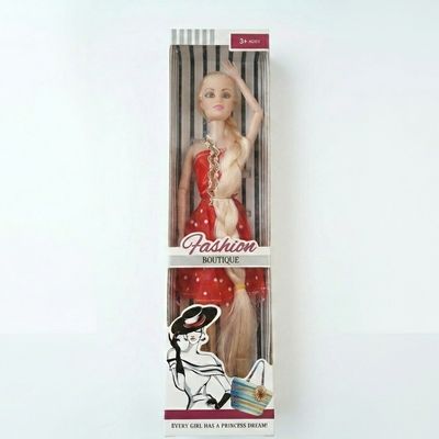 Fashion Princess Doll With Red Dress