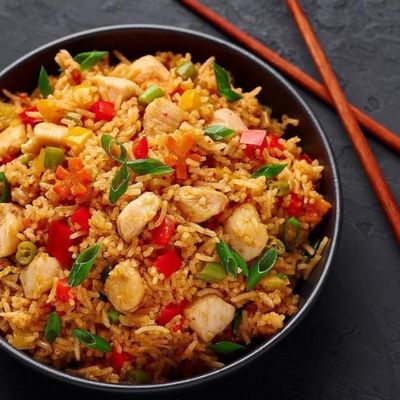 Fried rice with chicken