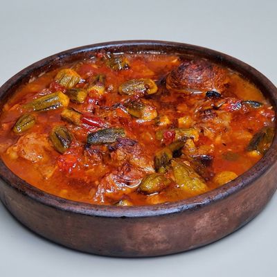 Tajine Okra with Meat