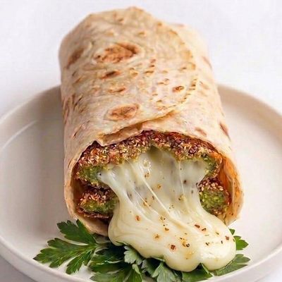 Falafel Mozzarella Roll