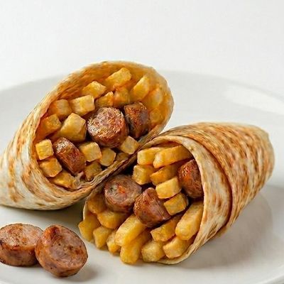 Sausage Potato Roll Sandwich