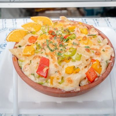 Shrimp Tagine With White Cream Sauce