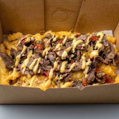 Crinkle Cheese With Meat Shawerma