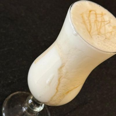 Banana with milk