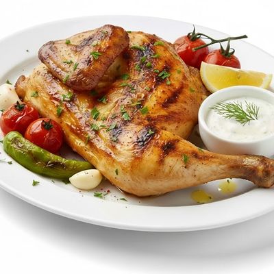 a quarter of a whole chicken