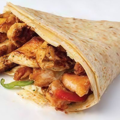 كريب دجاج بان طازج
