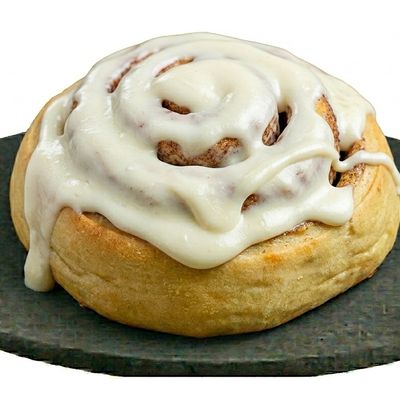 White chocolate cinnabon