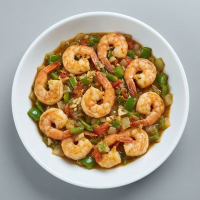 Alexandrian Shrimp Khalta