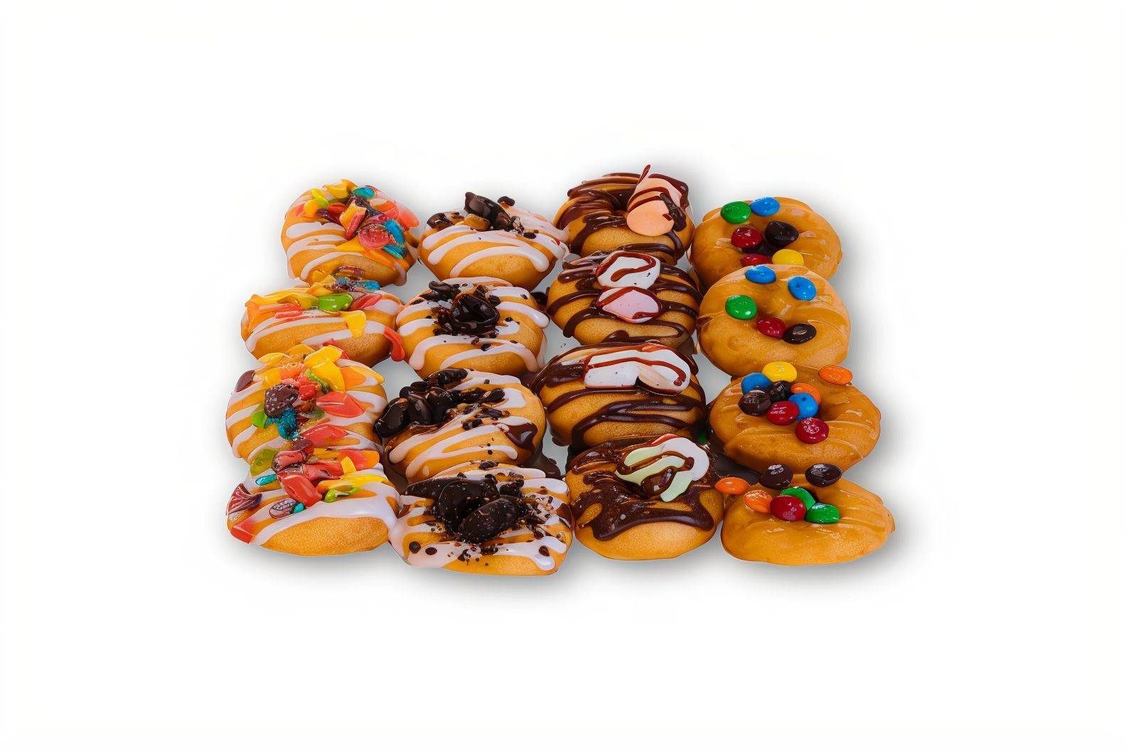 Waffle and Mini Donuts Box