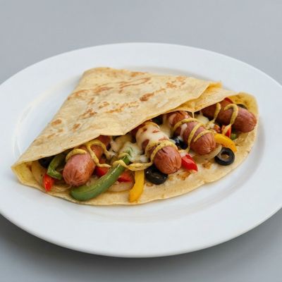 hot dog crepe