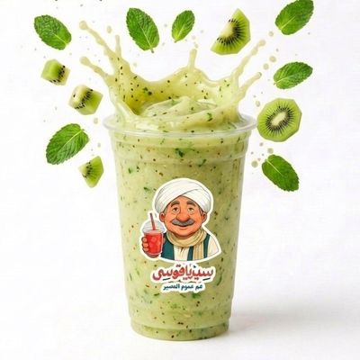 Guava, Kiwi, and Mint Smoothie