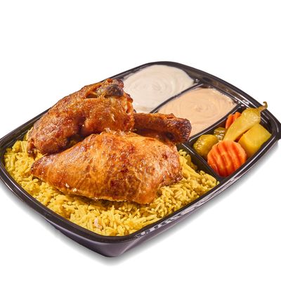 half chicken shwaya