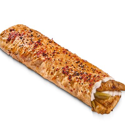 Shish Tawook Sandwich on the go