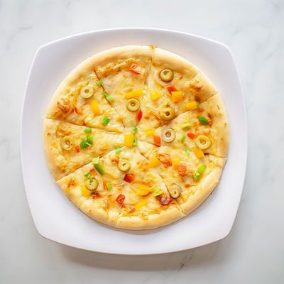 Italian Vegetable Mushroom Pizza