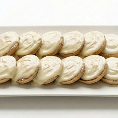 Mini pancakes (white chocolate)