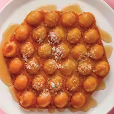 Caramel Bubbles Waffle
