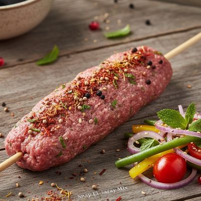 Kofta skewer seasoned with Snap's secret blend 80 grams