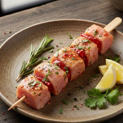 Fresh Chicken Breast Skewer, Marinated with a Secret Blend, 80g