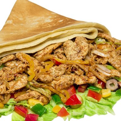 Mixed Chicken Crepe